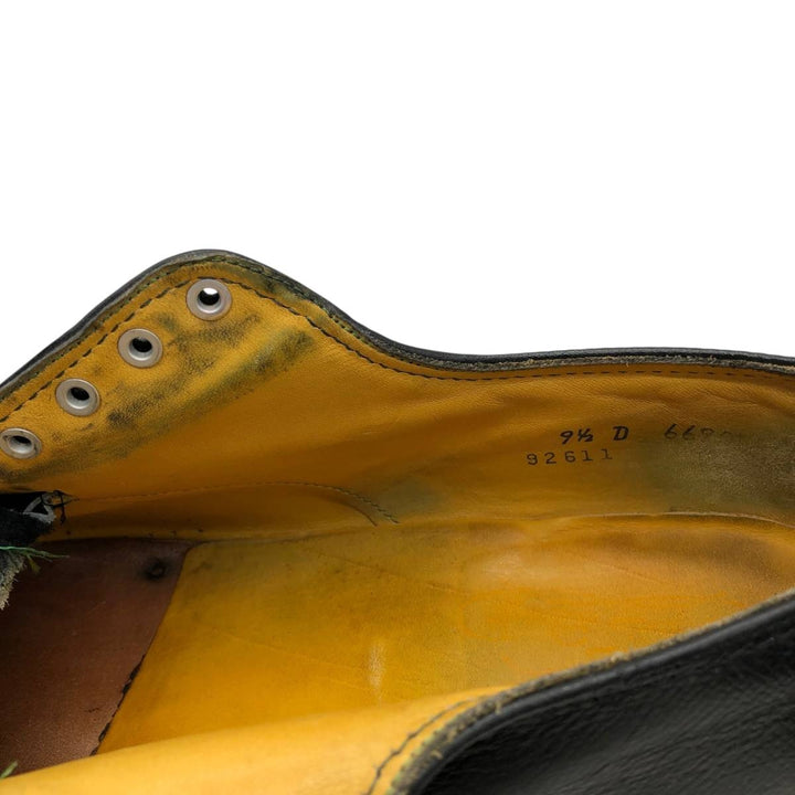 Florsheim Imperial Plain Toe Shoes, Size 9 1/2 D Men's 27.5cm unclear black type Vintage Second Hand