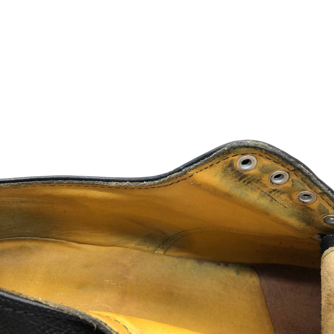 Florsheim Imperial Plain Toe Shoes, Size 9 1/2 D Men's 27.5cm unclear black type Vintage Second Hand