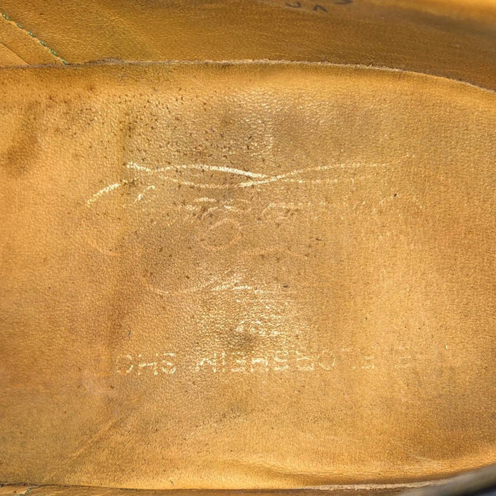 Florsheim Imperial Plain Toe Shoes, Size 9 1/2 D Men's 27.5cm unclear black type Vintage Second Hand
