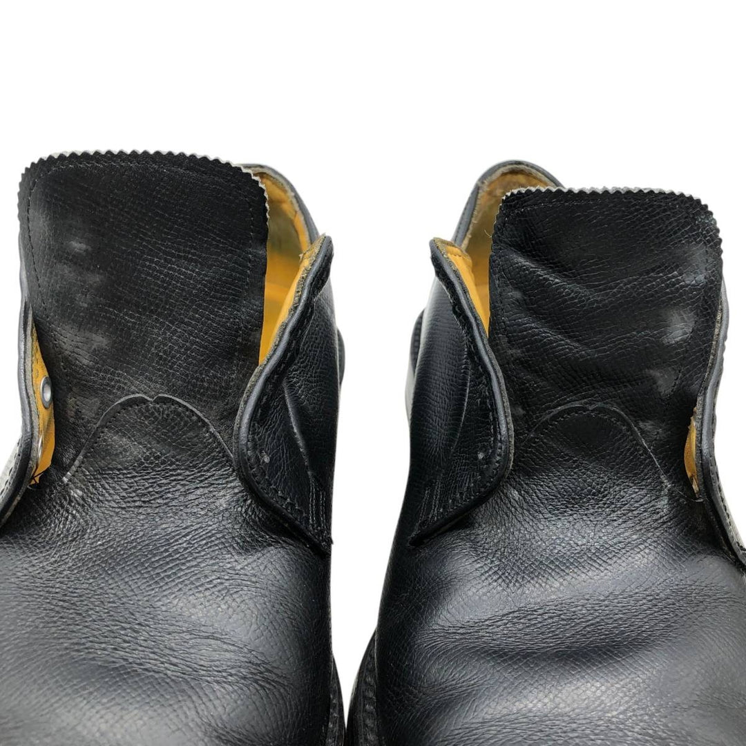 Florsheim Imperial Plain Toe Shoes, Size 9 1/2 D Men's 27.5cm unclear black type Vintage Second Hand