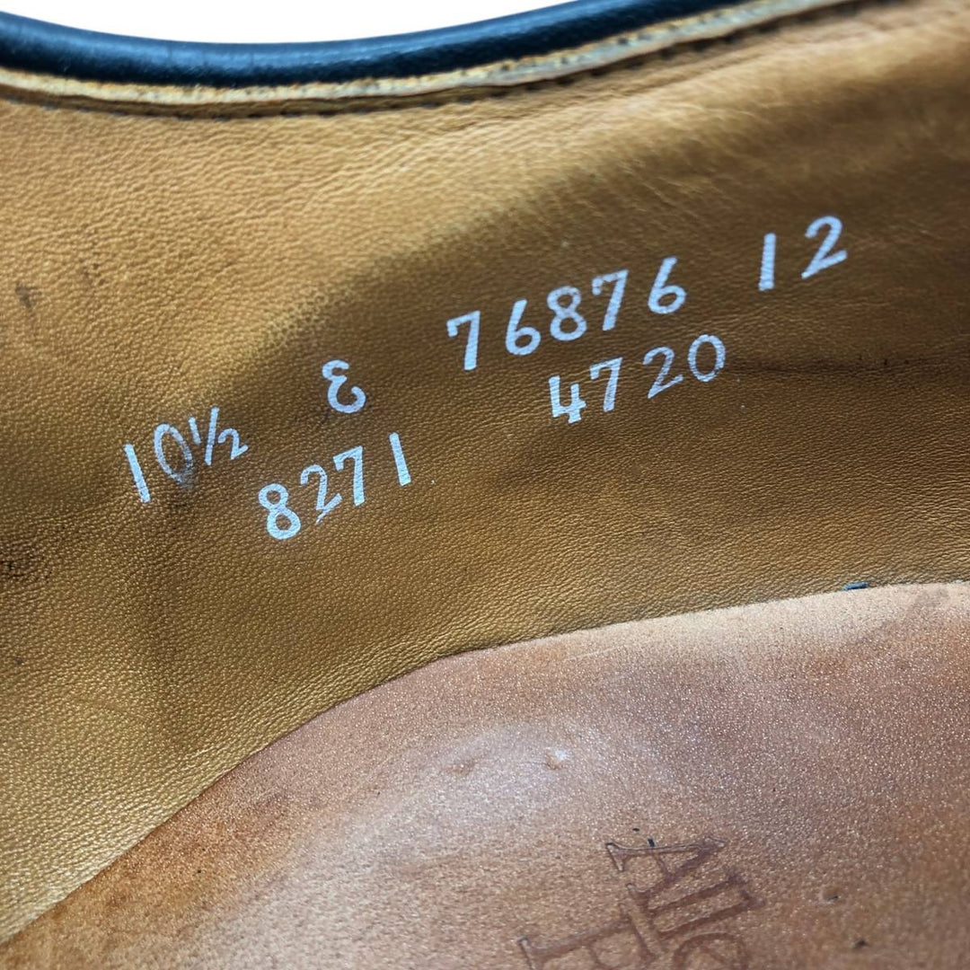 Allen Edmonds Shelton Two-Tone Saddle Shoes, Made in USA, Size 10 1/2 E Men's 28.5cm unclear burgundy type Vintage Second Hand