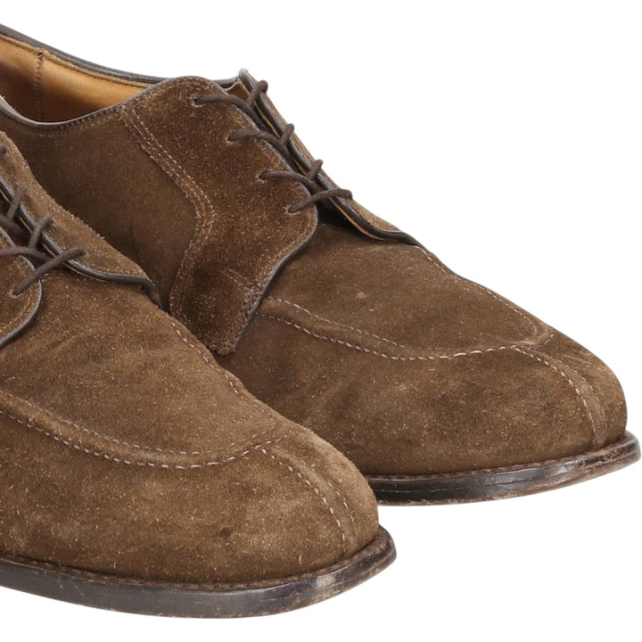 Allen Edmonds Hancock Suede U-Tip Shoes, Made in USA, Size 9 1/2 D Men's 27.0cm unclear brown type Vintage Second Hand