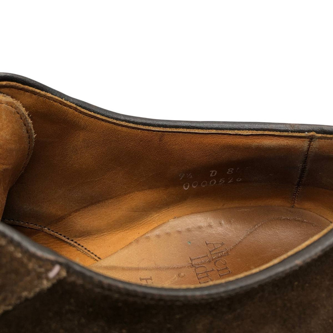 Allen Edmonds Hancock Suede U-Tip Shoes, Made in USA, Size 9 1/2 D Men's 27.0cm unclear brown type Vintage Second Hand
