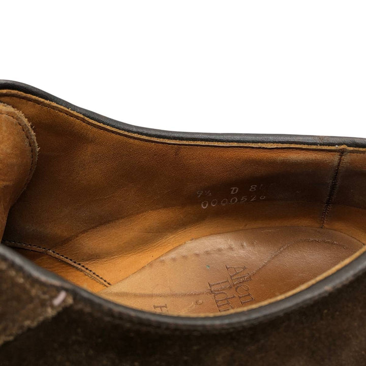Allen Edmonds Hancock Suede U-Tip Shoes, Made in USA, Size 9 1/2 D Men's 27.0cm unclear brown type Vintage Second Hand