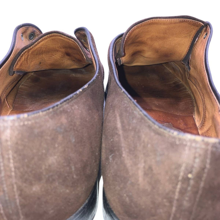 Alan McAfee plain toe shoes, made in England. Men's 27.0cm unclear brown type Vintage Second Hand