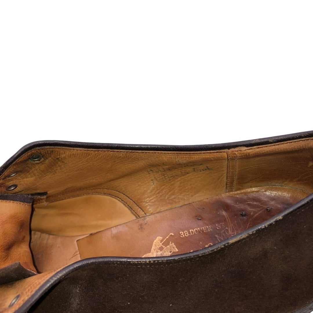 Alan McAfee plain toe shoes, made in England. Men's 27.0cm unclear brown type Vintage Second Hand