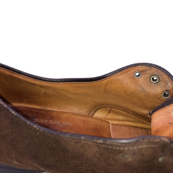 Alan McAfee plain toe shoes, made in England. Men's 27.0cm unclear brown type Vintage Second Hand