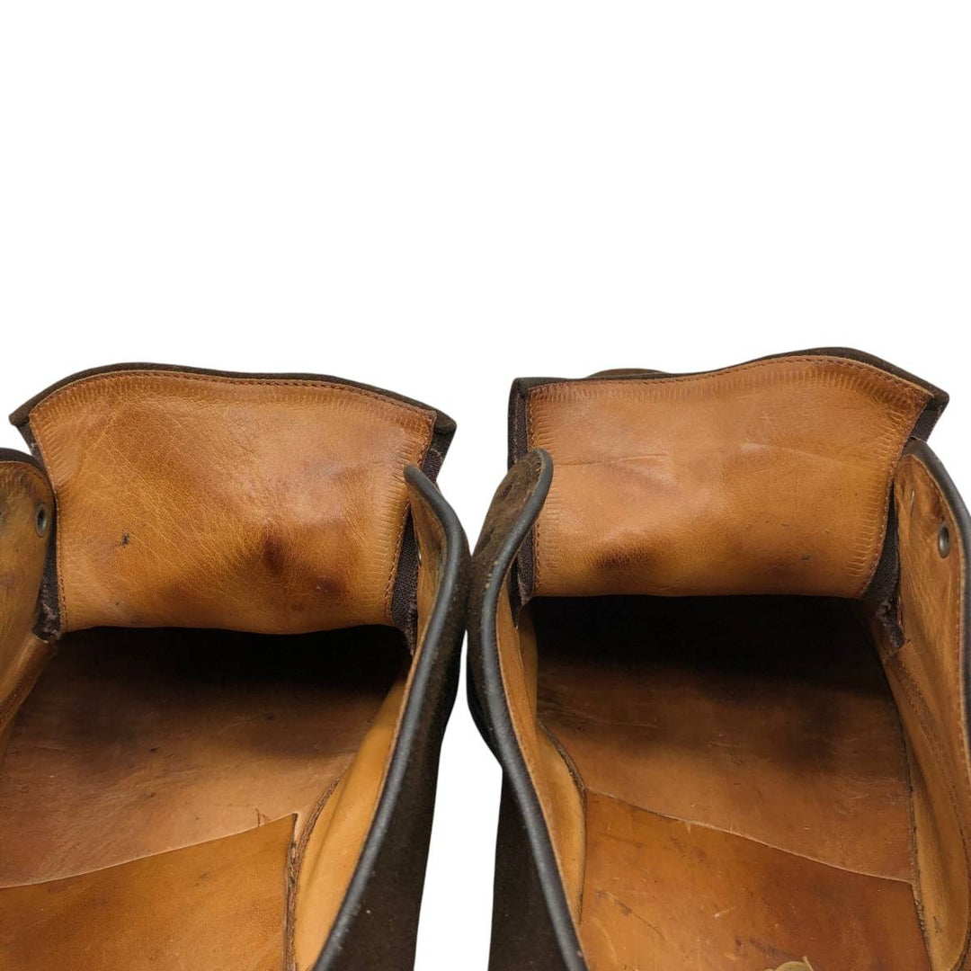 Alan McAfee plain toe shoes, made in England. Men's 27.0cm unclear brown type Vintage Second Hand