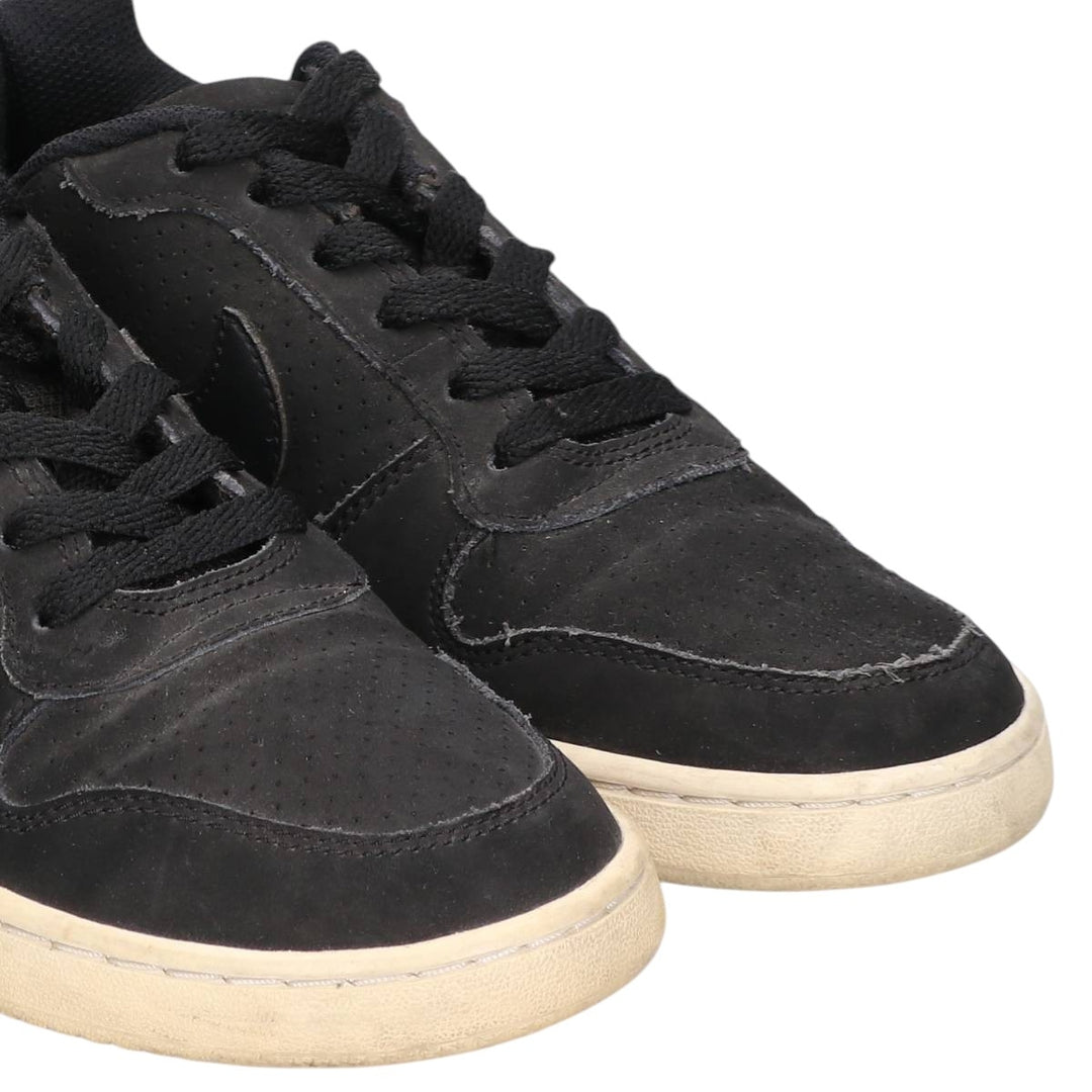 Nike WMNS COURT BOROUGH LOW sneakers, size 7 Women's 24.0cm unclear black type Vintage Second Hand