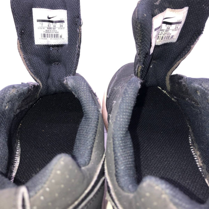 Nike WMNS COURT BOROUGH LOW sneakers, size 7 Women's 24.0cm unclear black type Vintage Second Hand