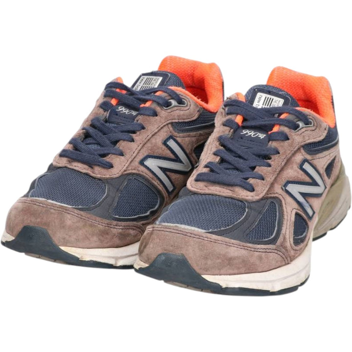 New Balance W990 NV4 sneakers, made in the USA, size 7 Women's 24.0cm unclear navy blue type Vintage Second Hand