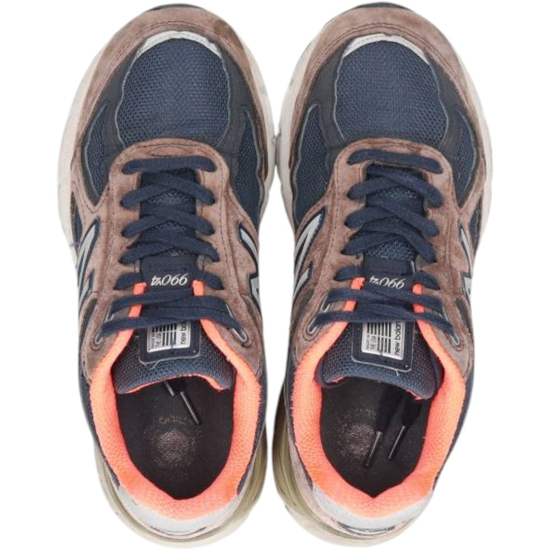 New Balance W990 NV4 sneakers, made in the USA, size 7 Women's 24.0cm unclear navy blue type Vintage Second Hand