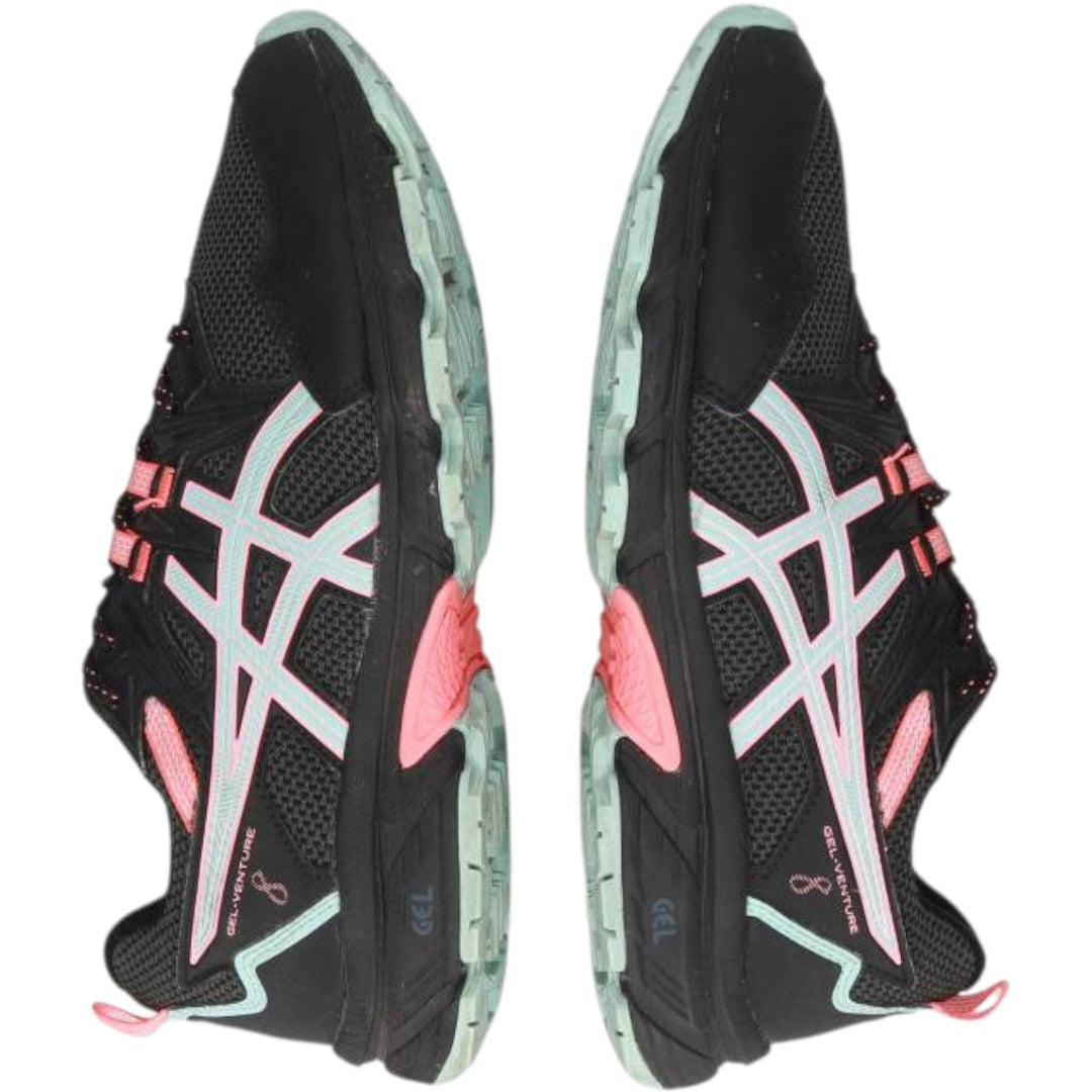 Asics sneakers size 7 Women's 25.5cm unclear black type Vintage Second Hand