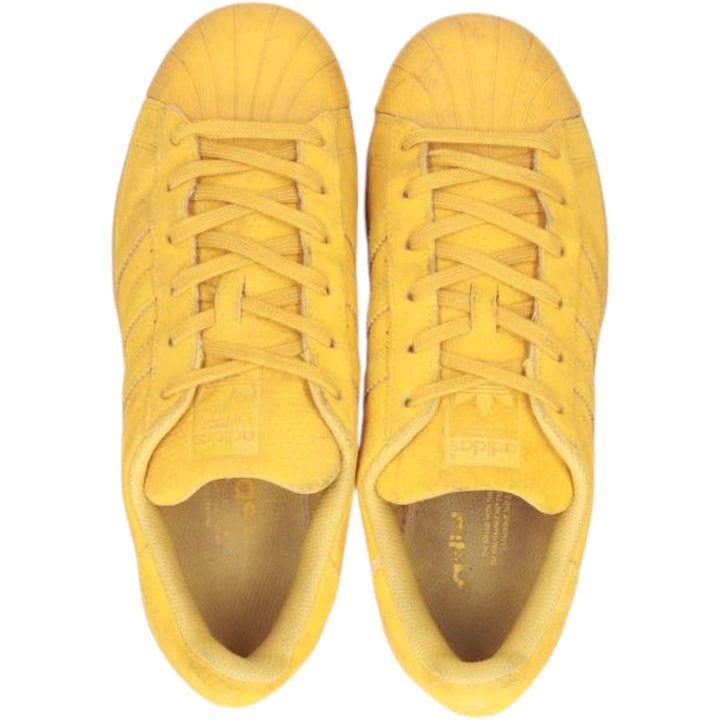 Adidas SUPERSTAR sneakers with stripes, made in Vietnam, size 6.5 Women's 25.0cm unclear yellow type Vintage Second Hand
