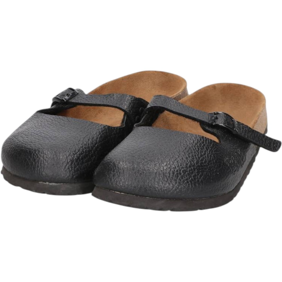 Birkenstock Birki's Maria Clog Sandals, Size 240 Women's 24.0cm unclear black type Vintage Second Hand