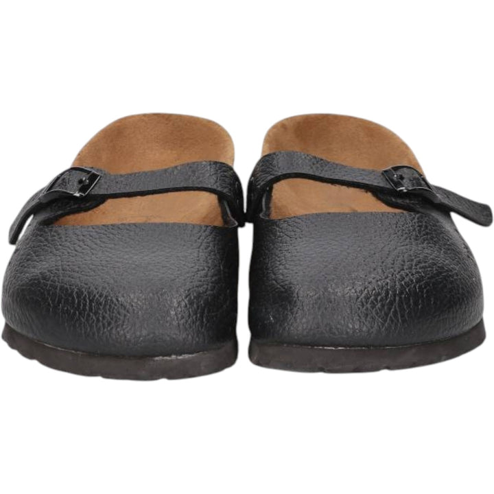 Birkenstock Birki's Maria Clog Sandals, Size 240 Women's 24.0cm unclear black type Vintage Second Hand