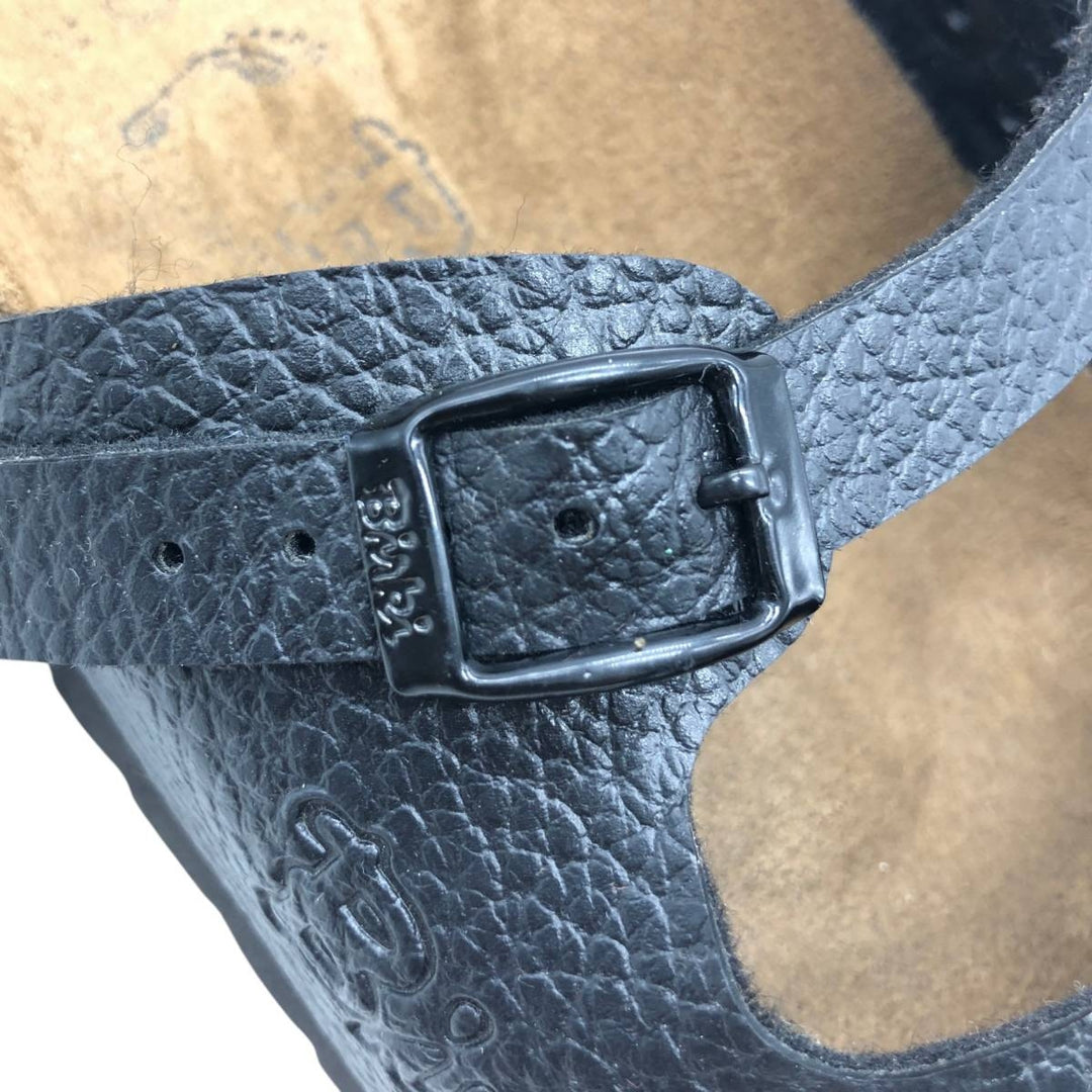 Birkenstock Birki's Maria Clog Sandals, Size 240 Women's 24.0cm unclear black type Vintage Second Hand