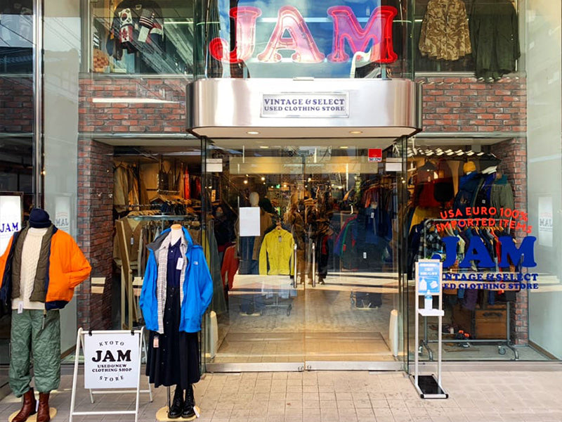 vintage clothing store JAM Kyoto Shijo Store