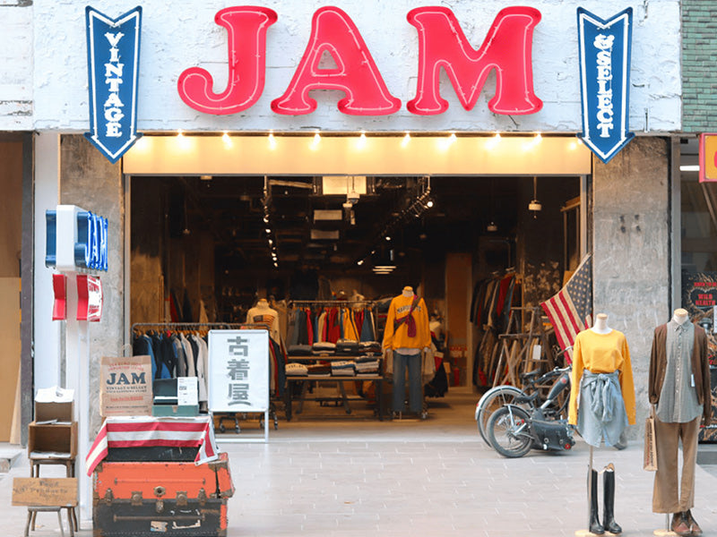 vintage clothing store JAM Fukuoka Store
