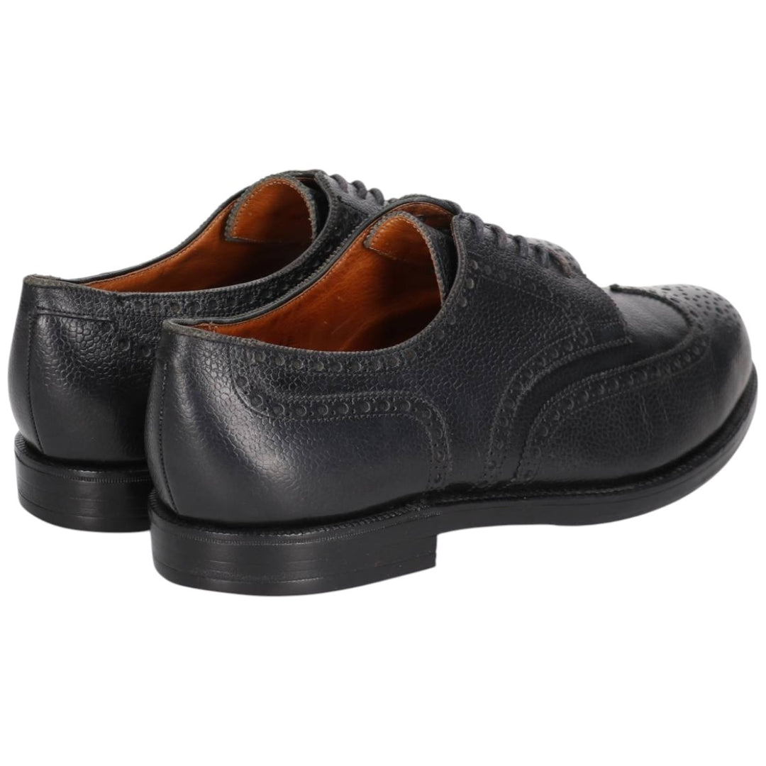 Edward Meier full brogue wingtip shoes, size 9E (equivalent to men's 11") /sva001031 Men's 28.0cm genuine leather black type Vintage Second Hand