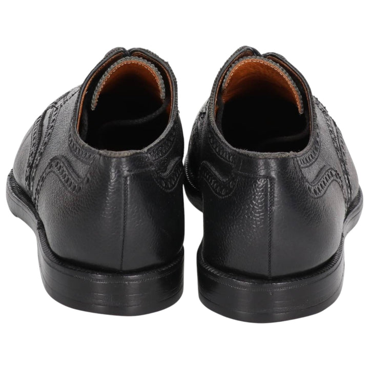 Edward Meier full brogue wingtip shoes, size 9E (equivalent to men's 11") /sva001031 Men's 28.0cm genuine leather black type Vintage Second Hand