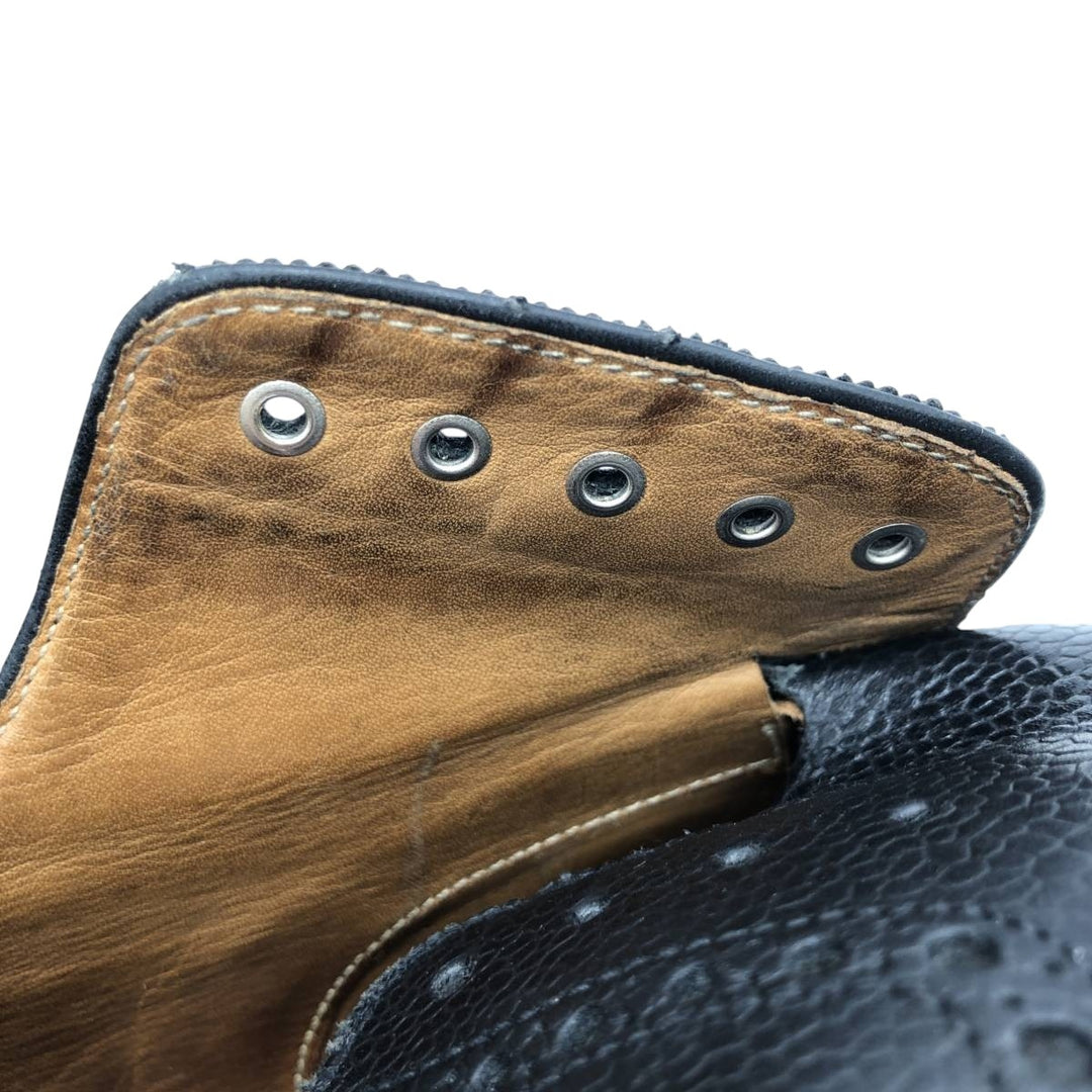 Edward Meier full brogue wingtip shoes, size 9E (equivalent to men's 11") /sva001031 Men's 28.0cm genuine leather black type Vintage Second Hand