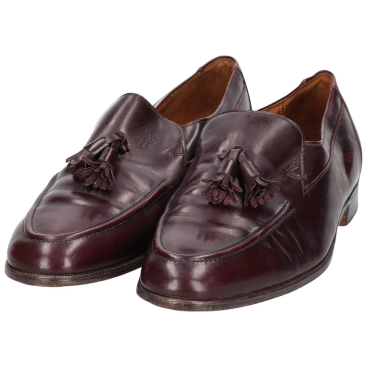 Church's Custom Grade Tassel Loafers, Made in England Men's 27.5cm genuine leather burgundy type Vintage Second Hand