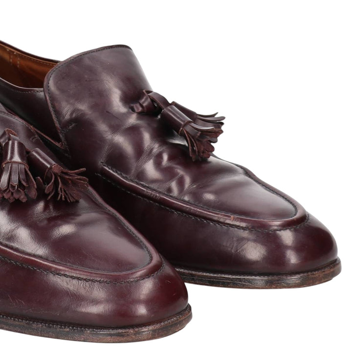 Church's Custom Grade Tassel Loafers, Made in England Men's 27.5cm genuine leather burgundy type Vintage Second Hand