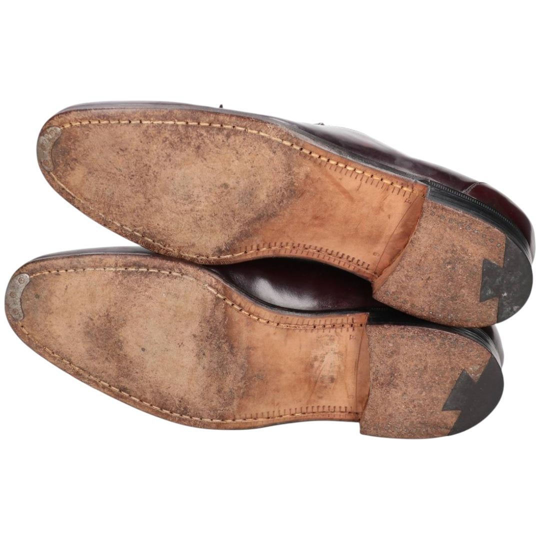 Church's Custom Grade Tassel Loafers, Made in England Men's 27.5cm genuine leather burgundy type Vintage Second Hand