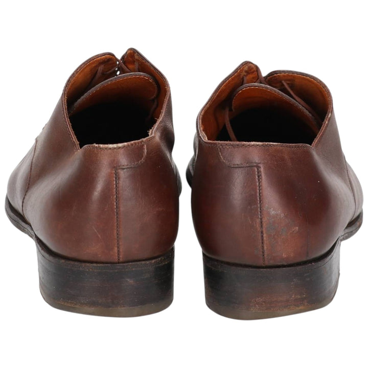 JM Weston Semi-Brogue Plain Toe Shoes, Made in France, Men's Size 11.4" (approx.) /sva001036 Men's 29.0cm unclear brown type Vintage Second Hand