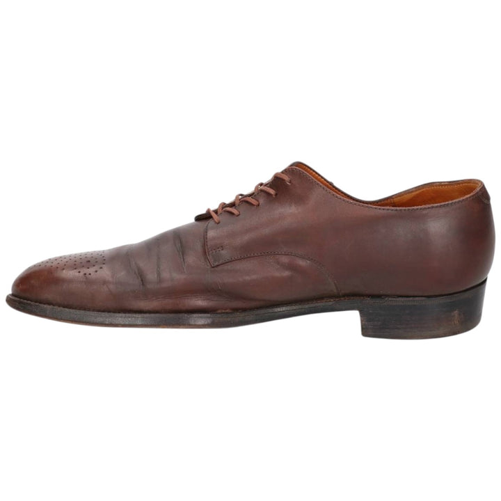 JM Weston Semi-Brogue Plain Toe Shoes, Made in France, Men's Size 11.4" (approx.) /sva001036 Men's 29.0cm unclear brown type Vintage Second Hand