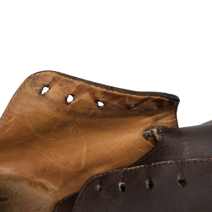 JM Weston Semi-Brogue Plain Toe Shoes, Made in France, Men's Size 11.4" (approx.) /sva001036 Men's 29.0cm unclear brown type Vintage Second Hand