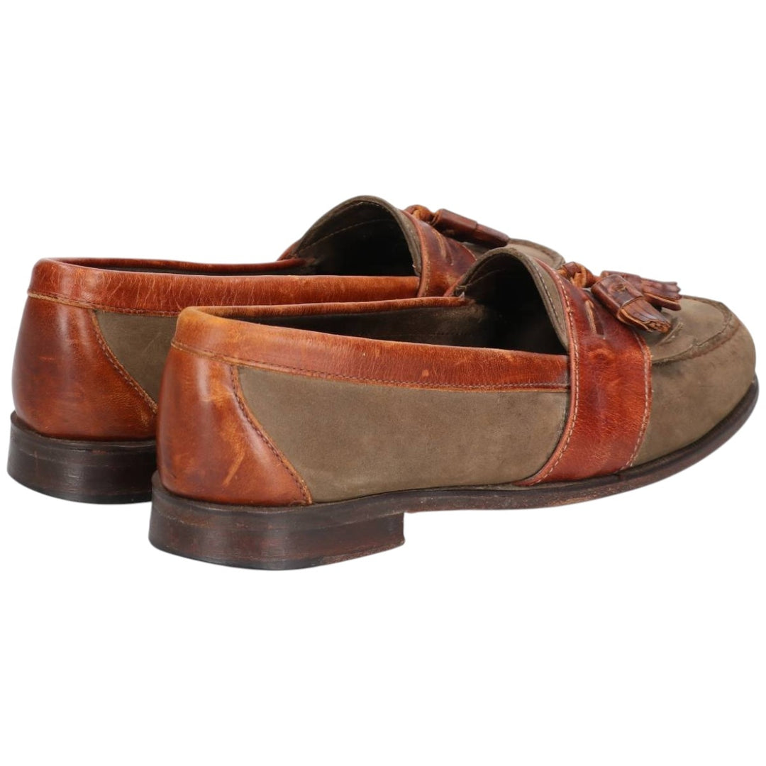 Church's suede quilted tassel loafers, men's size 11 (approx.) /sva001038 Men's 28.0cm unclear brown type Vintage Second Hand