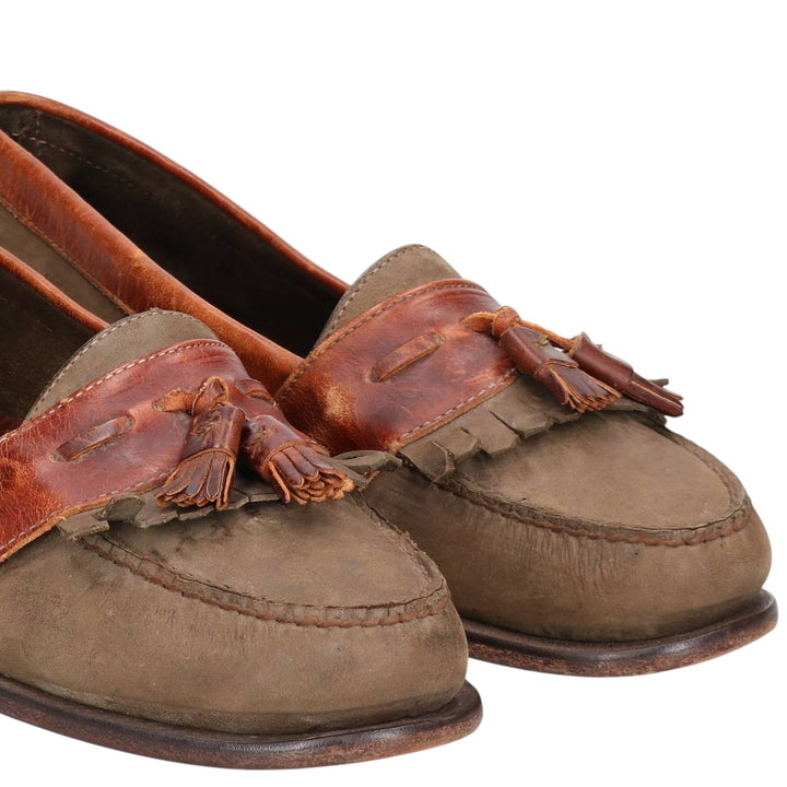 Church's suede quilted tassel loafers, men's size 11 (approx.) /sva001038 Men's 28.0cm unclear brown type Vintage Second Hand