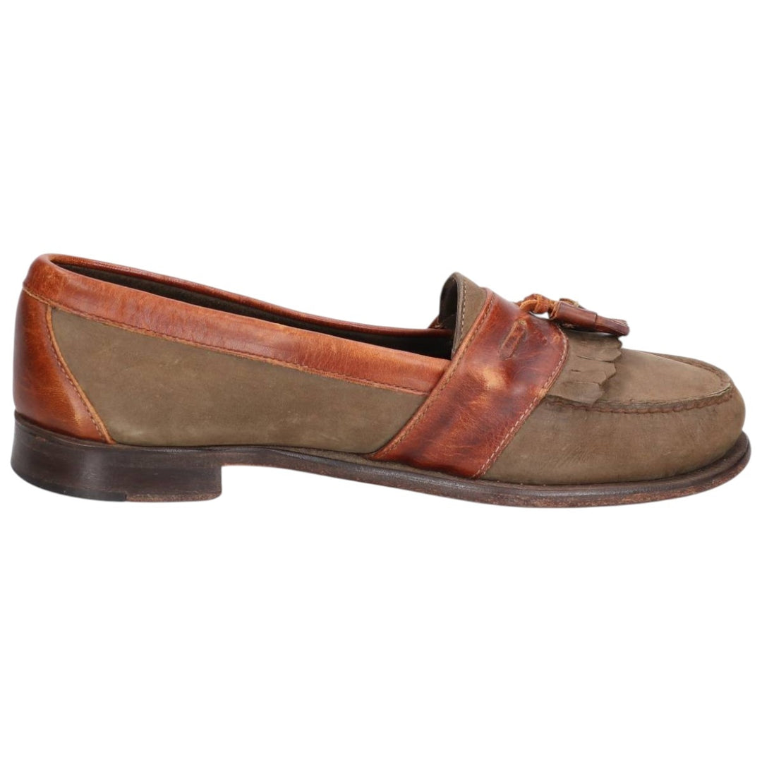 Church's suede quilted tassel loafers, men's size 11 (approx.) /sva001038 Men's 28.0cm unclear brown type Vintage Second Hand