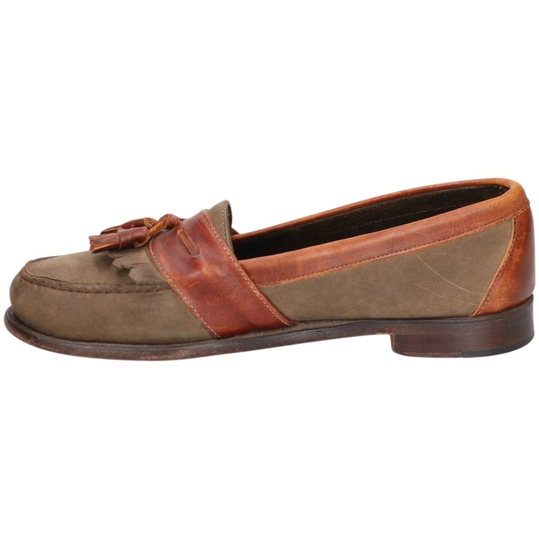 Church's suede quilted tassel loafers, men's size 11 (approx.) /sva001038 Men's 28.0cm unclear brown type Vintage Second Hand