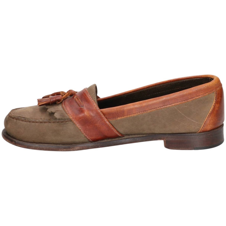 Church's suede quilted tassel loafers, men's size 11 (approx.) /sva001038 Men's 28.0cm unclear brown type Vintage Second Hand