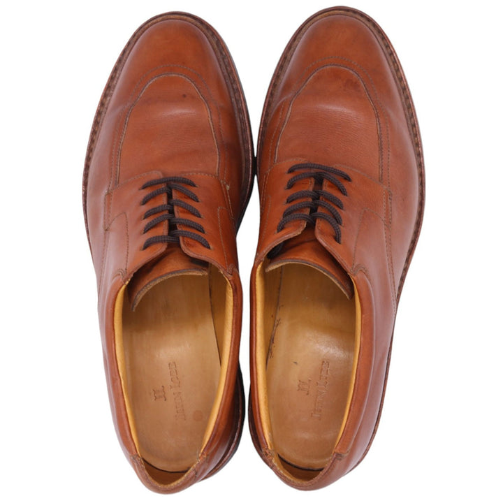 John Lobb U-tip shoes Men's 27.0cm genuine leather brown type Vintage Second Hand