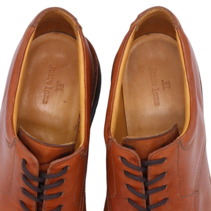 John Lobb U-tip shoes Men's 27.0cm genuine leather brown type Vintage Second Hand