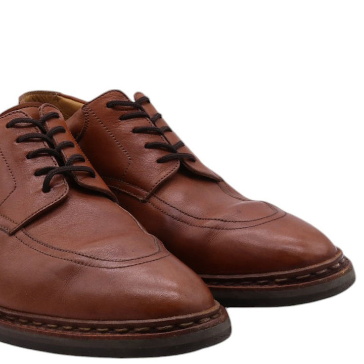 John Lobb U-tip shoes Men's 27.0cm genuine leather brown type Vintage Second Hand