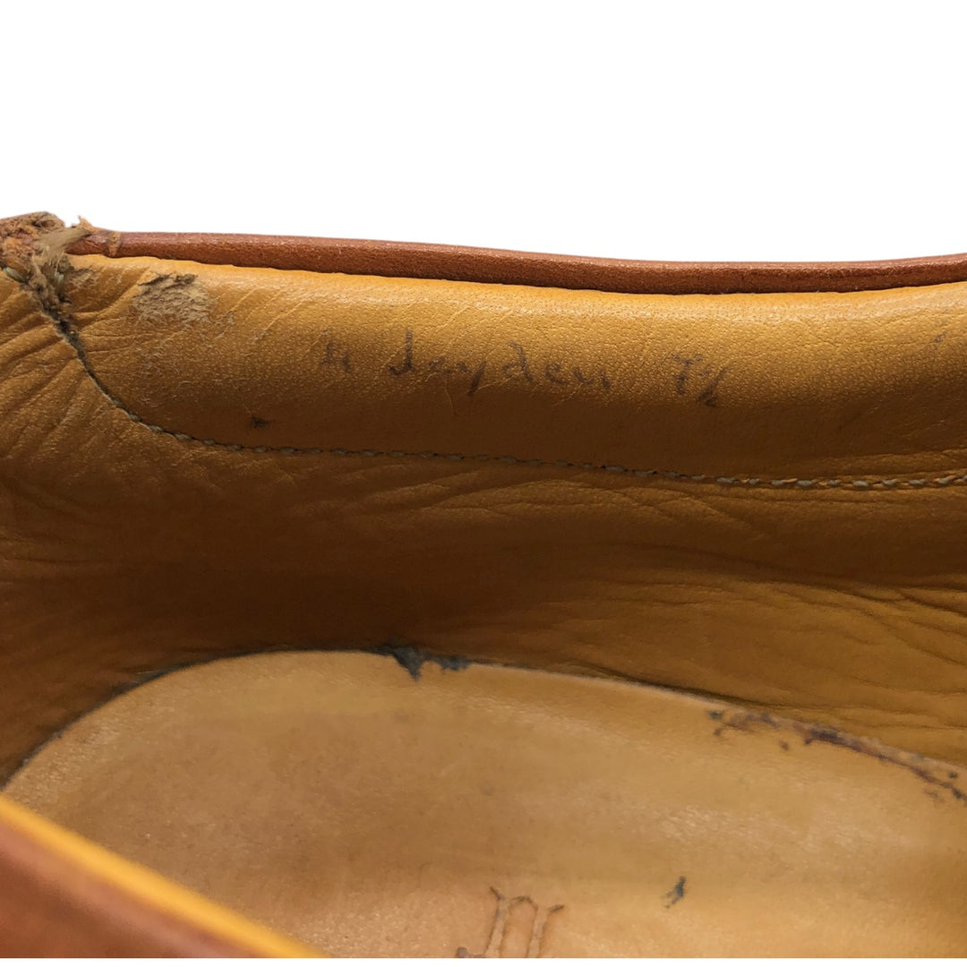 John Lobb U-tip shoes Men's 27.0cm genuine leather brown type Vintage Second Hand