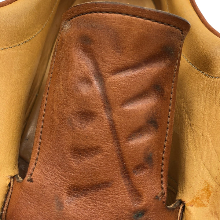 John Lobb U-tip shoes Men's 27.0cm genuine leather brown type Vintage Second Hand