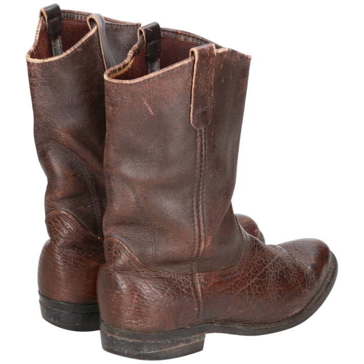 Vintage 1990s Red Wing 1159 Pecos Boots, Made in USA, 9D, Men's Size 10.6" (sva001201) Men's 27.0cm genuine leather brown type Vintage Second Hand