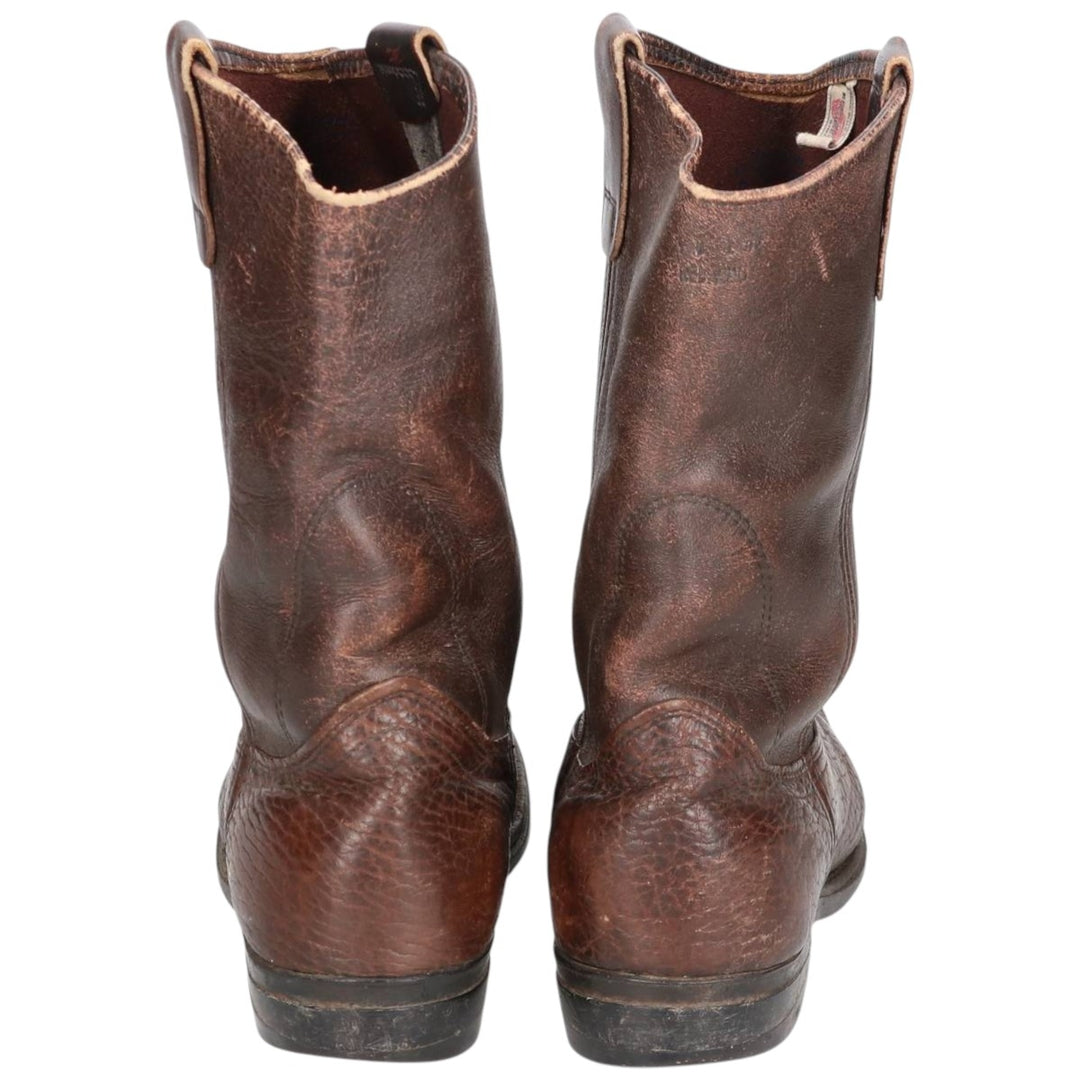 Vintage 1990s Red Wing 1159 Pecos Boots, Made in USA, 9D, Men's Size 10.6" (sva001201) Men's 27.0cm genuine leather brown type Vintage Second Hand