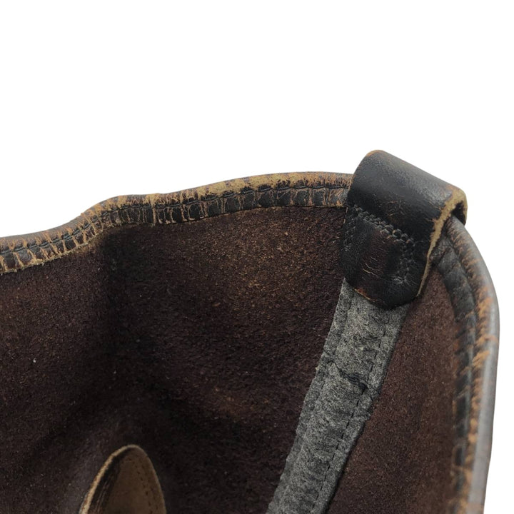 Vintage 1990s Red Wing 1159 Pecos Boots, Made in USA, 9D, Men's Size 10.6" (sva001201) Men's 27.0cm genuine leather brown type Vintage Second Hand