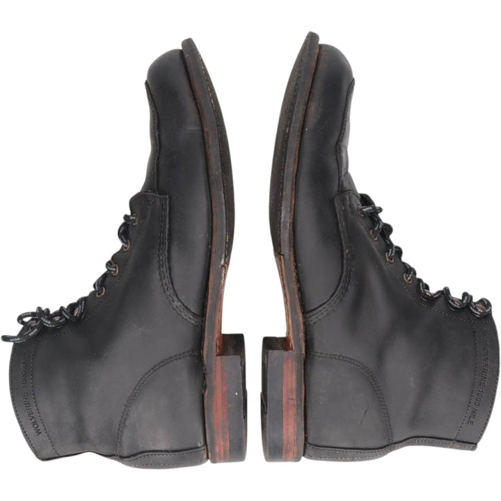 Wolverine 1000 Mile Work Boots 10D Men's 28.0cm unclear black type Vintage Second Hand