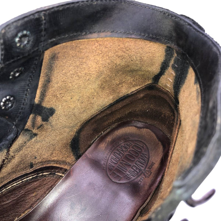 Wolverine 1000 Mile Work Boots 10D Men's 28.0cm unclear black type Vintage Second Hand