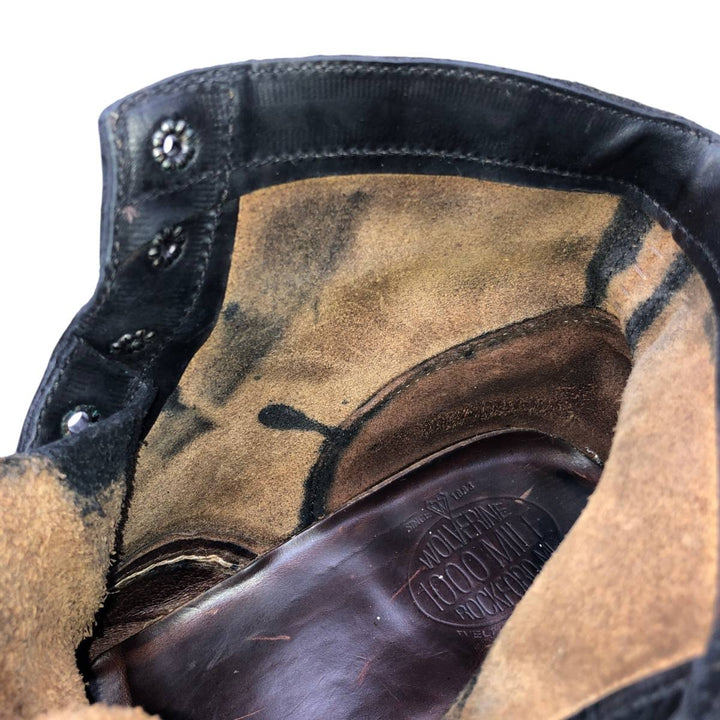 Wolverine 1000 Mile Work Boots 10D Men's 28.0cm unclear black type Vintage Second Hand