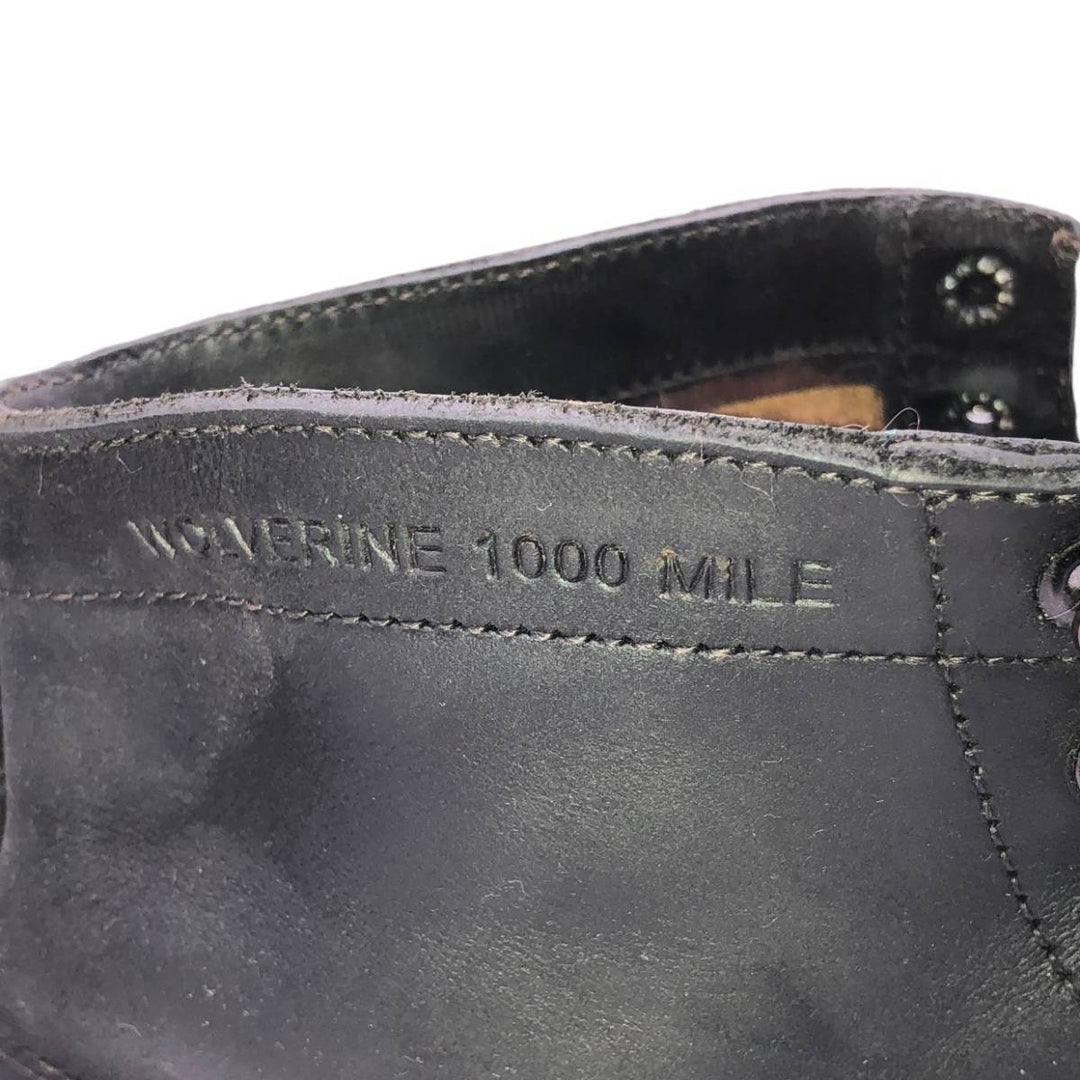 Wolverine 1000 Mile Work Boots 10D Men's 28.0cm unclear black type Vintage Second Hand