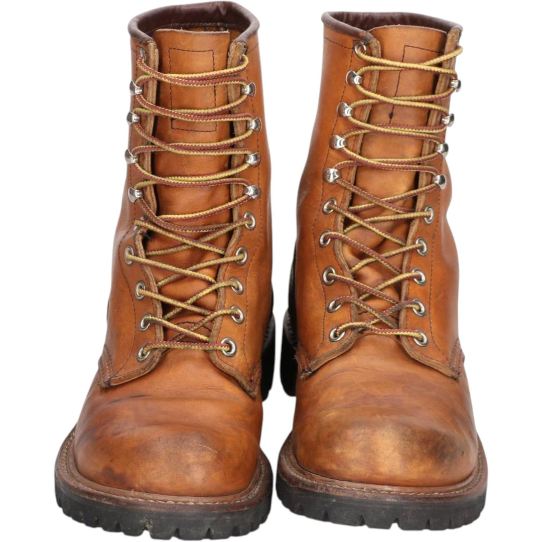 Red Wing 2945 Work Boots, Made in USA, Size 8 1/2D Men's 26.5cm genuine leather brown type Vintage Second Hand
